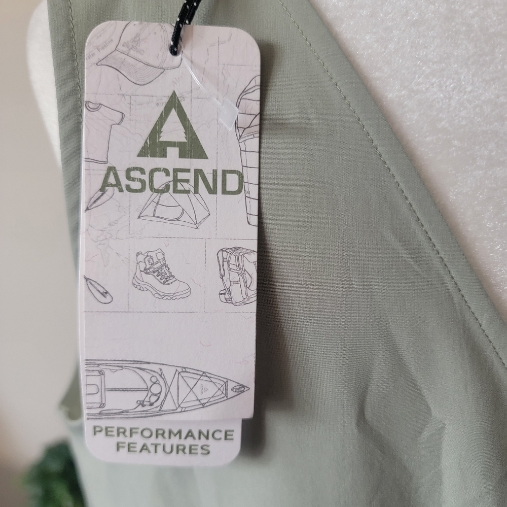 Ascend Stretch Woven Dress for Ladies - Seagrass Outdoor Dress - PSmall.. - Picture 11 of 16